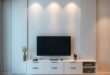 Transform Your Space: The Elegance of Living Room Wall Units with Accent Lighting