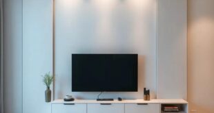 Transform Your Space: The Elegance of Living Room Wall Units with Accent Lighting