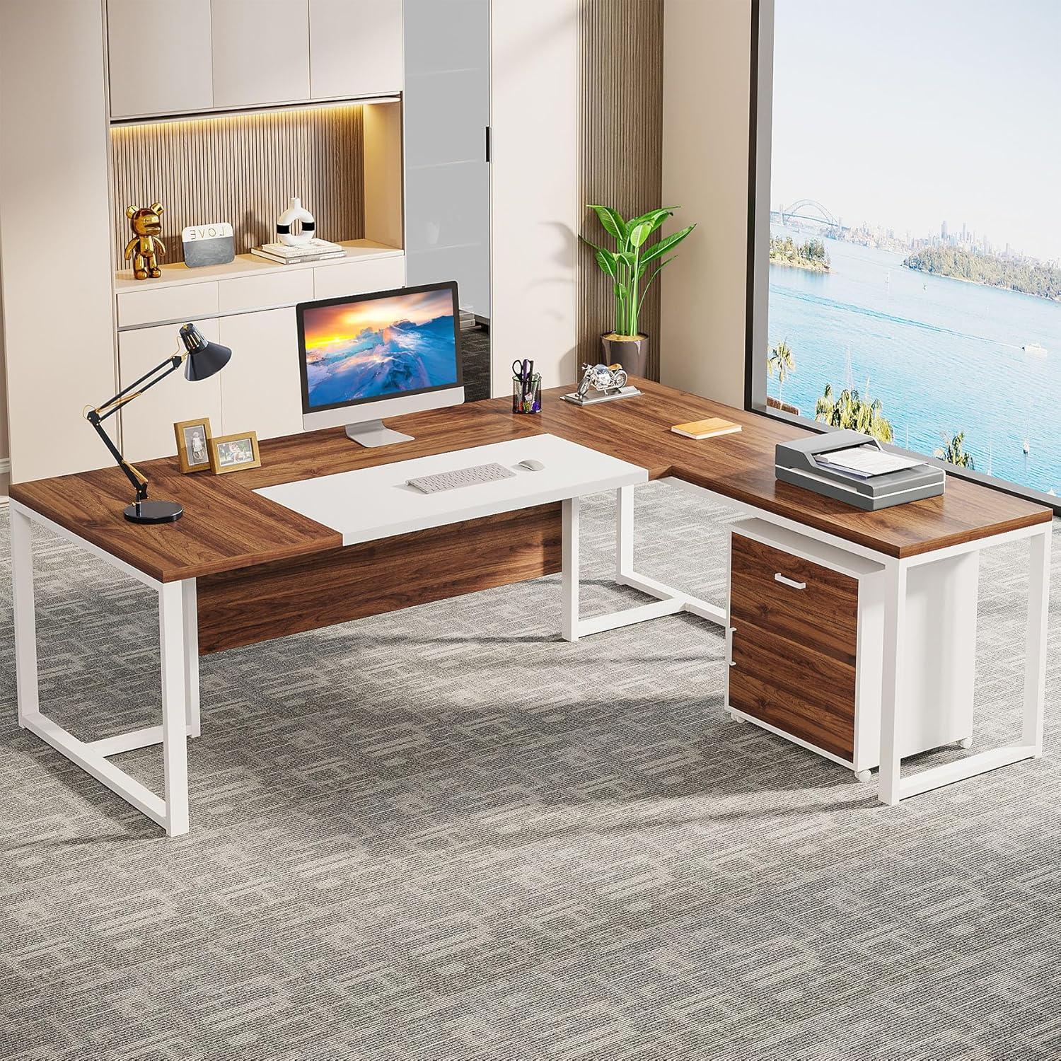 Transforming Our Workspace: A Review of Tribesigns L-Shaped Desk