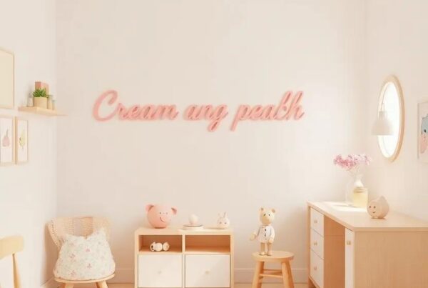 Discovering Cream and Peach: A Whimsical Haven for Girls in Nursery Education