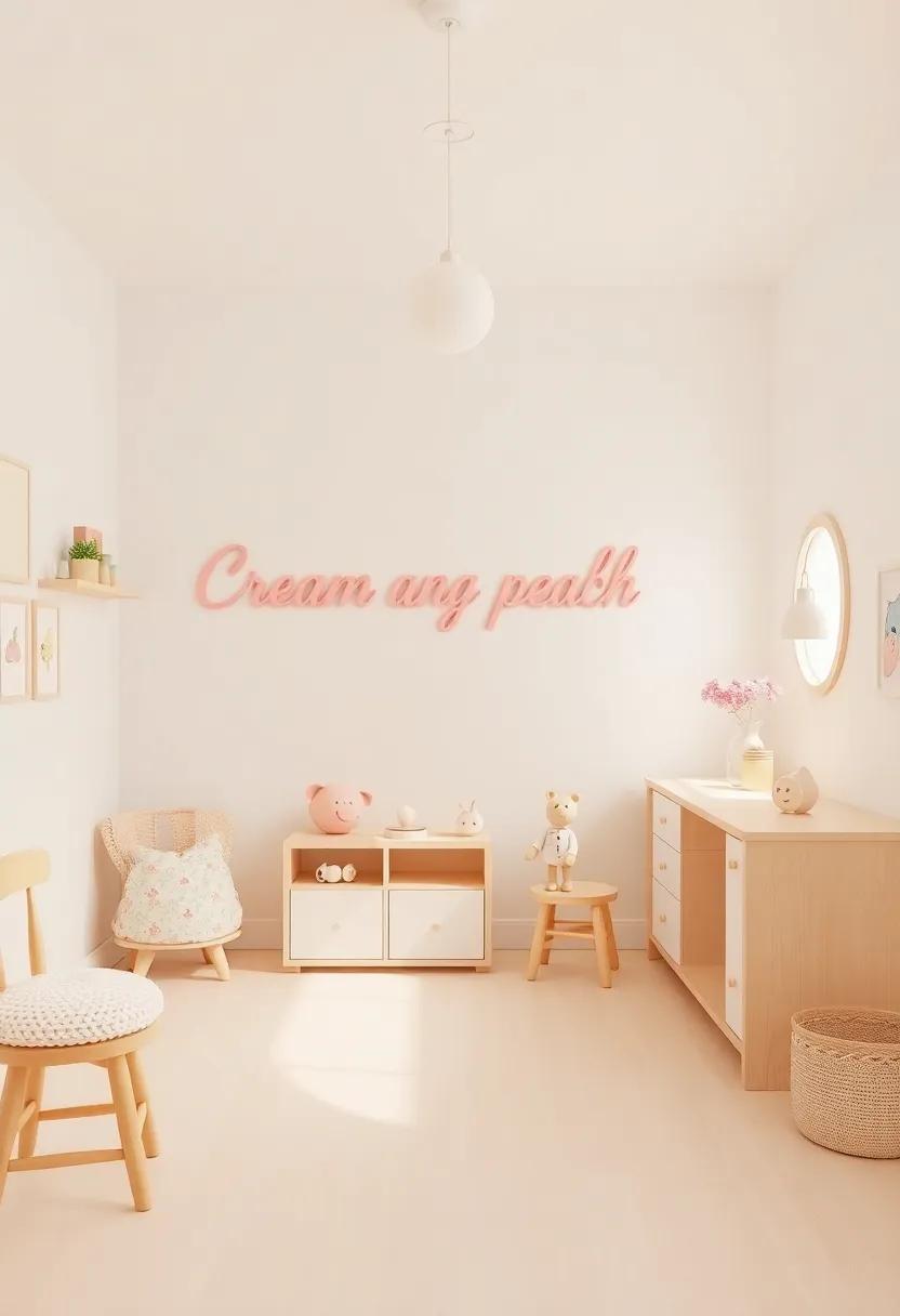 Discovering Cream and Peach: A Whimsical Haven for Girls in Nursery Education