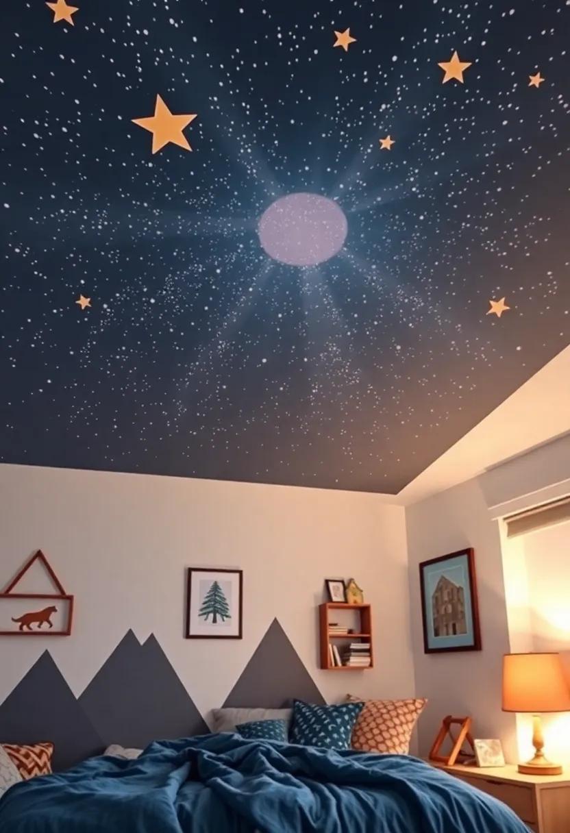 Designing a Dreamy Ceiling with Stars and Adventure Elements