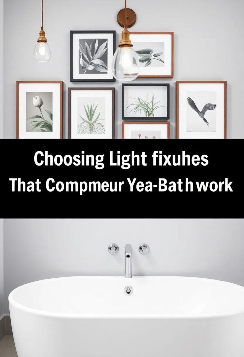 Choosing Light ⁣Fixtures That Complement your Bathroom⁤ Artwork