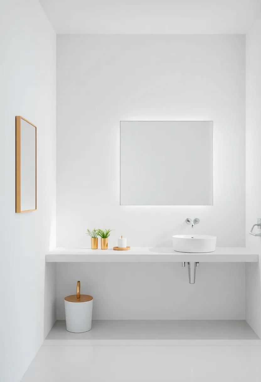 Using Mirrors for Enhanced Light and⁢ Reflection in Your Bathroom ⁤Gallery