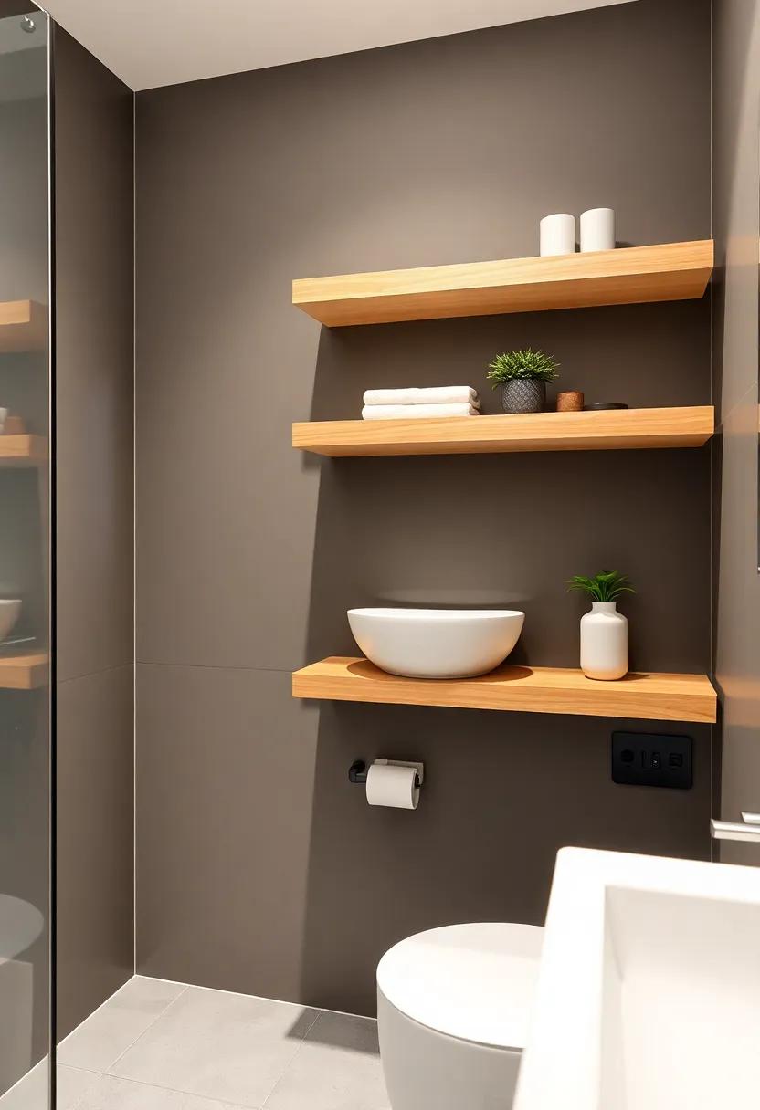 Elevate Your Bathroom Aesthetic ‌With Stylish Floating Shelves