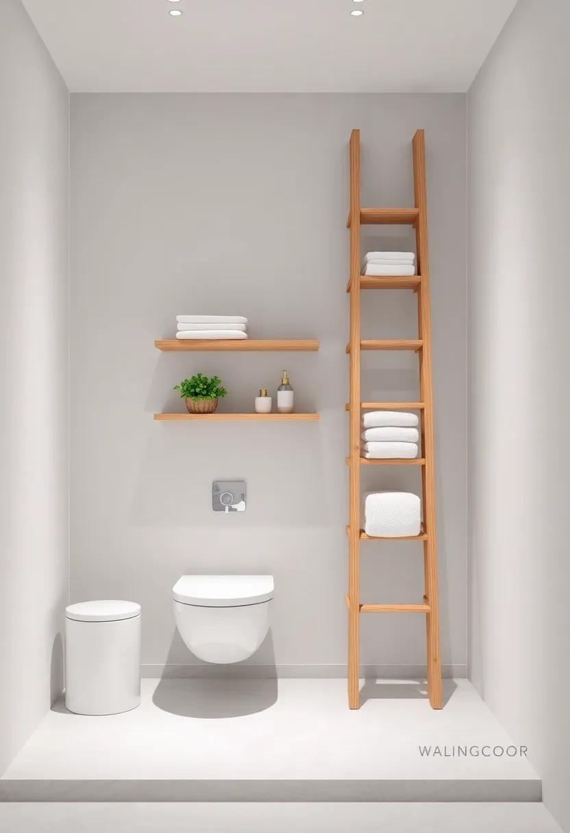 Maximizing Vertical Space through ‍Creative ⁢Ladder‍ Shelving Designs