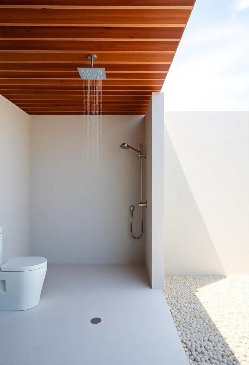 create Simple Yet ⁢Elegant outdoor Showers for Beach Days