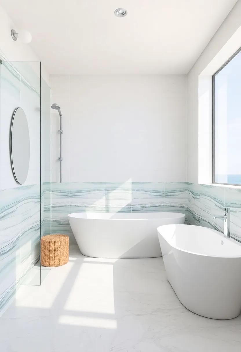 Opt for Marine-Inspired Tiles to ‍Reflect the Shoreline