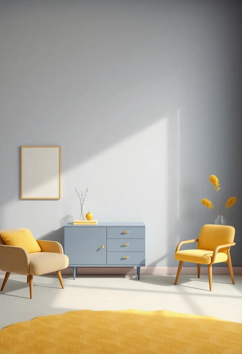 Bold Statements: Furniture Choices That Stand Out ​with Yellow Accents