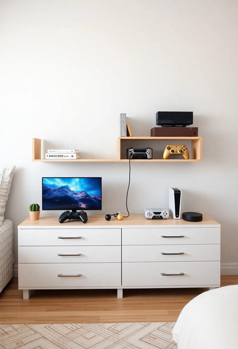 Dresser Drawers Transformed into Efficient Gaming Storage Solutions