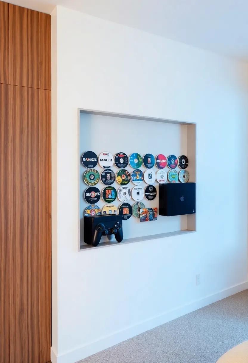 Interactive​ Wall Art That Doubles as Storage for Game Discs