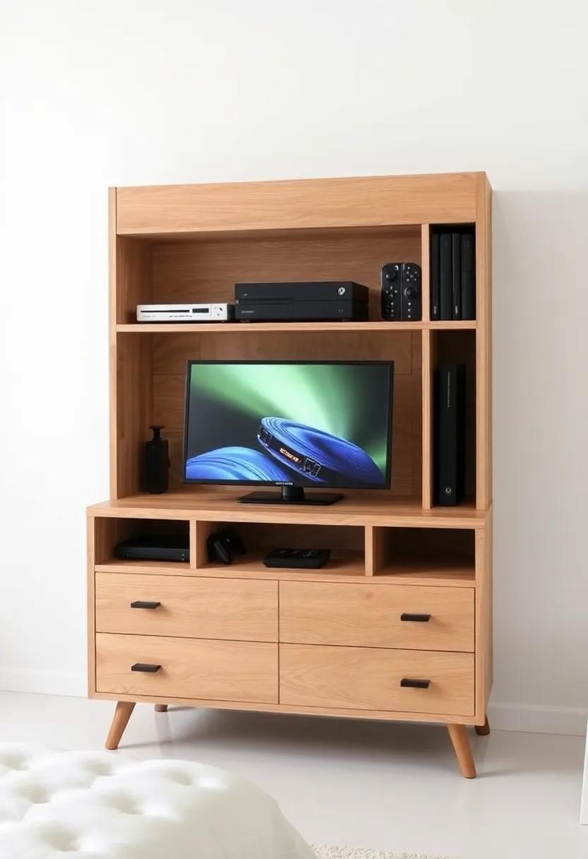 Repurposed ​Furniture Ideas for Unique Gaming Console Storage