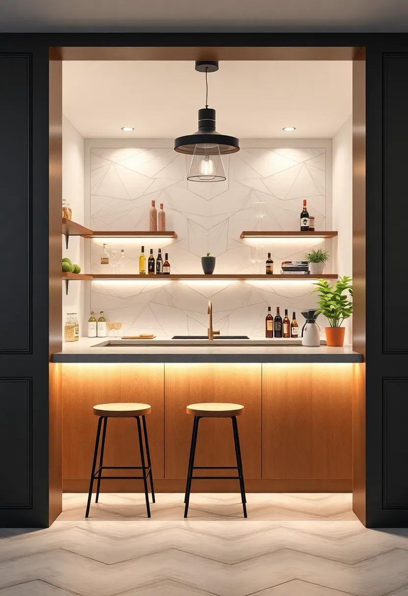 Chic ​Bar Areas​ for Entertaining⁢ Guests and ​Elevating ​your Kitchen Experience