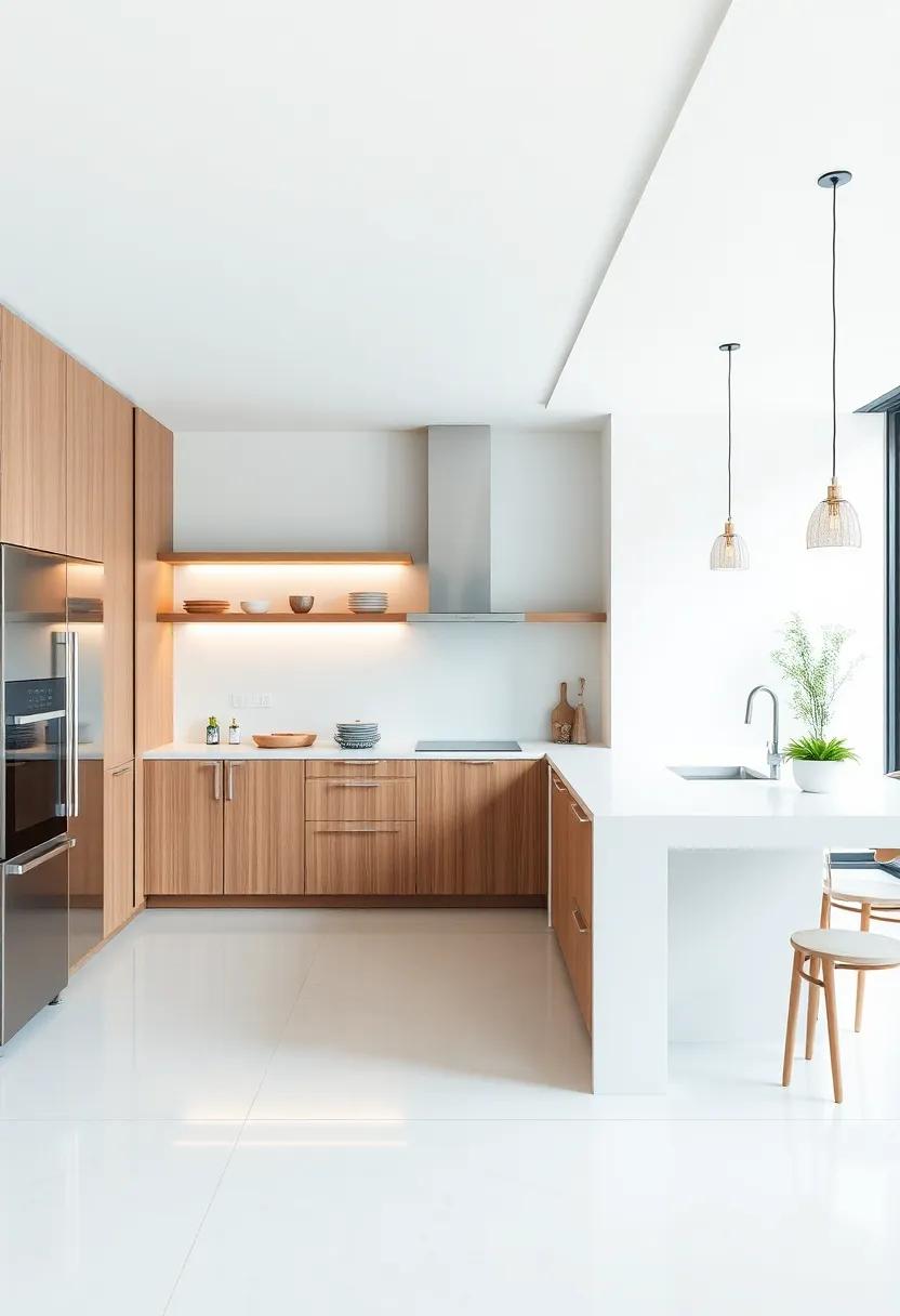 Contemporary‍ Minimalist Kitchens ​Embracing Clean ‌Lines and Open Concepts