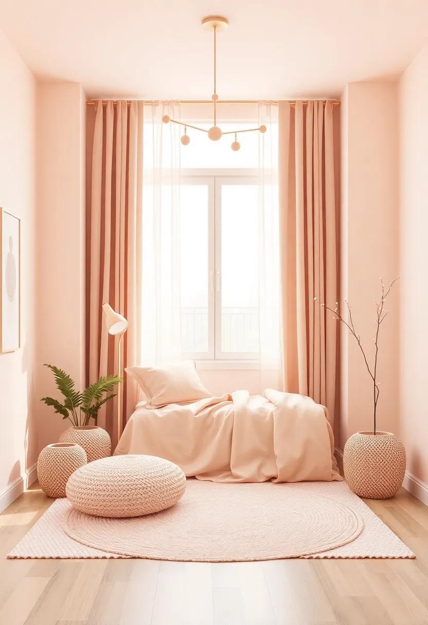 Finding the‌ Balance: Blush Pink and Beige Integration