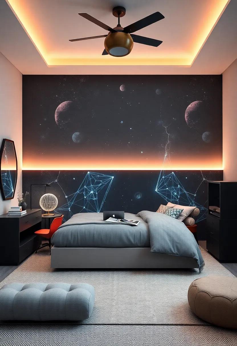 Infusing ⁣Science Fiction Elements Into‌ A Bold, Cosmic Bedroom