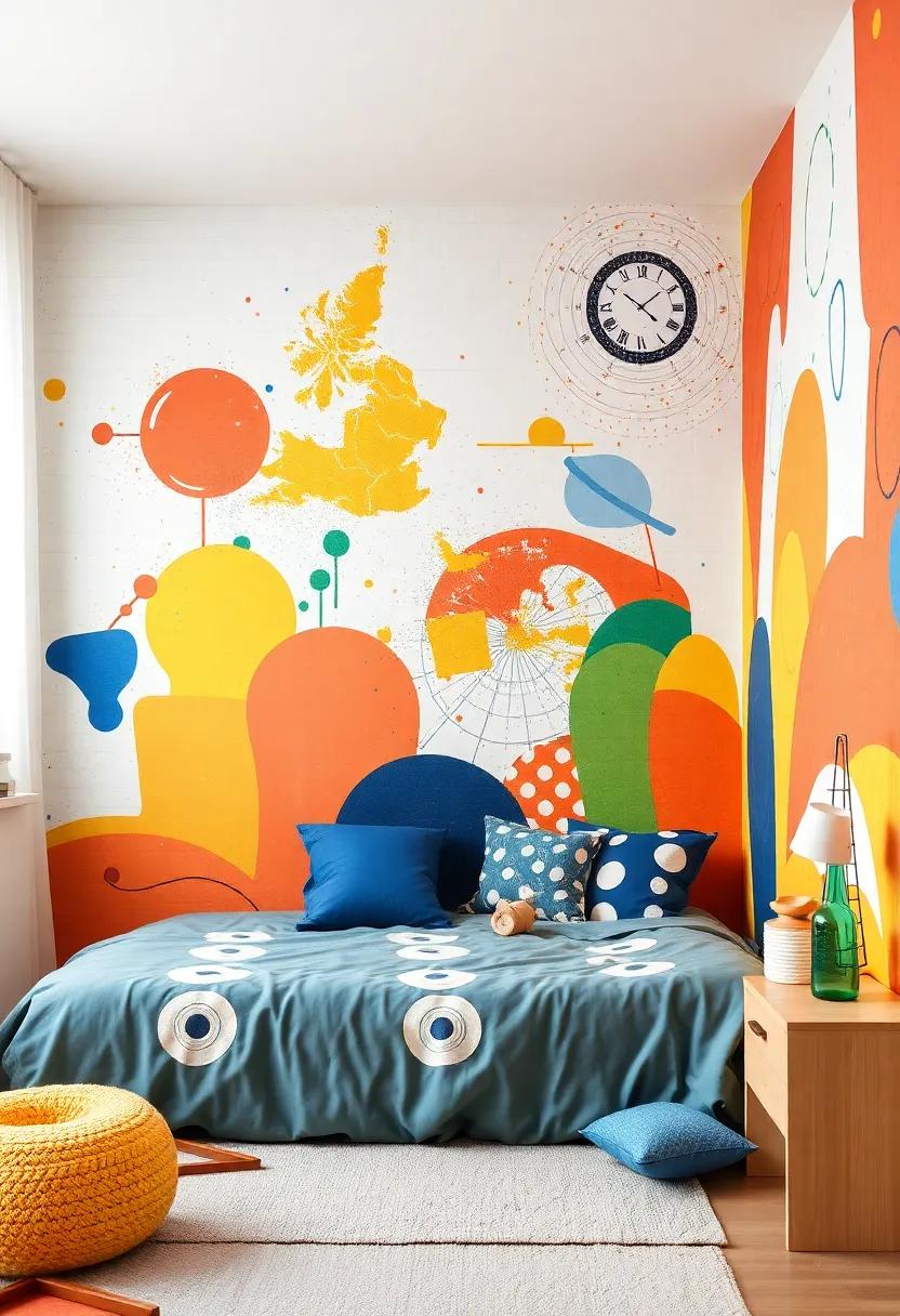 Inspiring Creativity With Colorful Murals and Artistic Themes