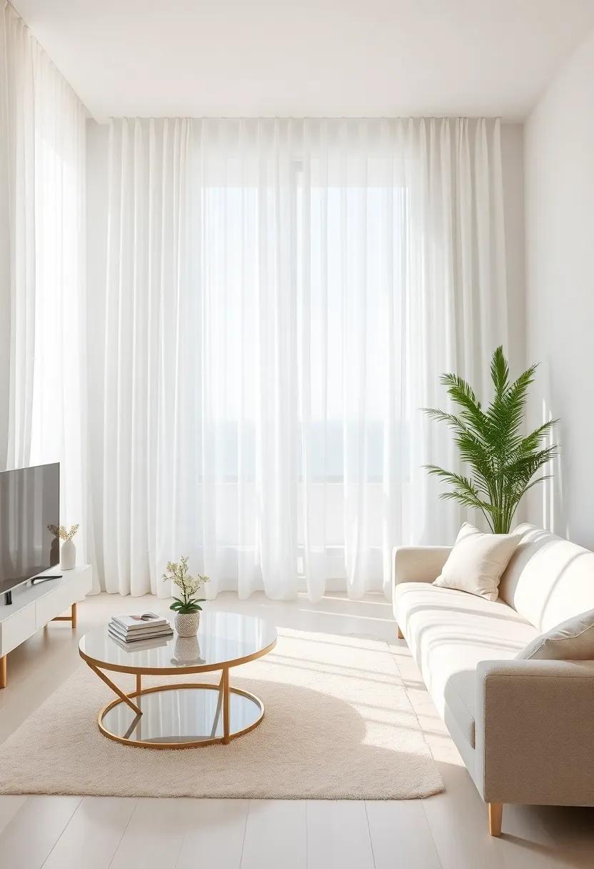 Bright White Curtains: The Ultimate ​Choice for a Radiant and​ Spacious Living Room