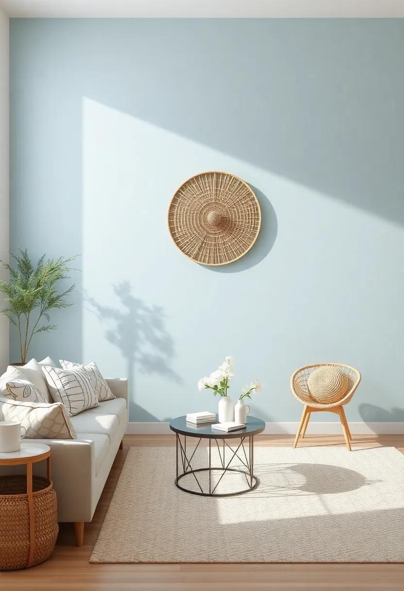 Transform Your Living Room With a Bright Coastal Palette of Soothing‌ Blues and Warm Sandy Tones