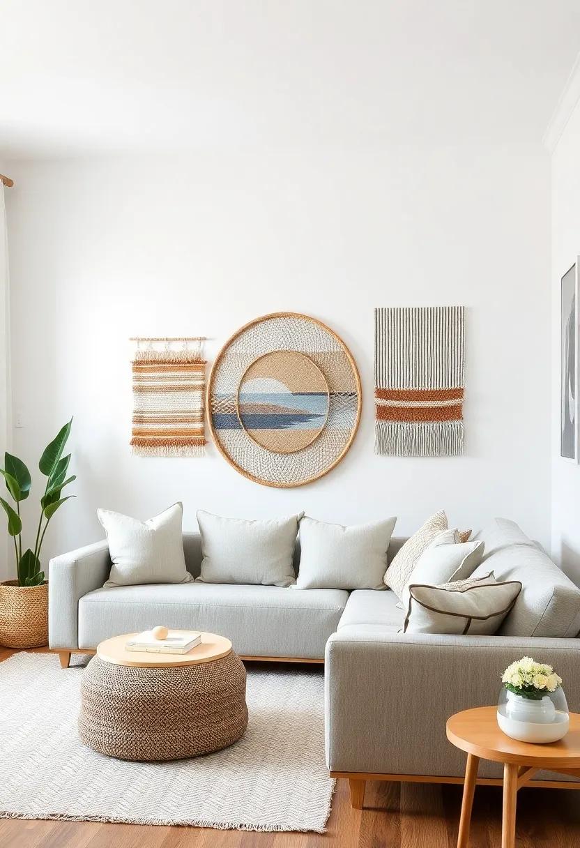 Incorporate Woven Textiles and Natural Fibers to enhance ⁢Coastal Style Wall Decor