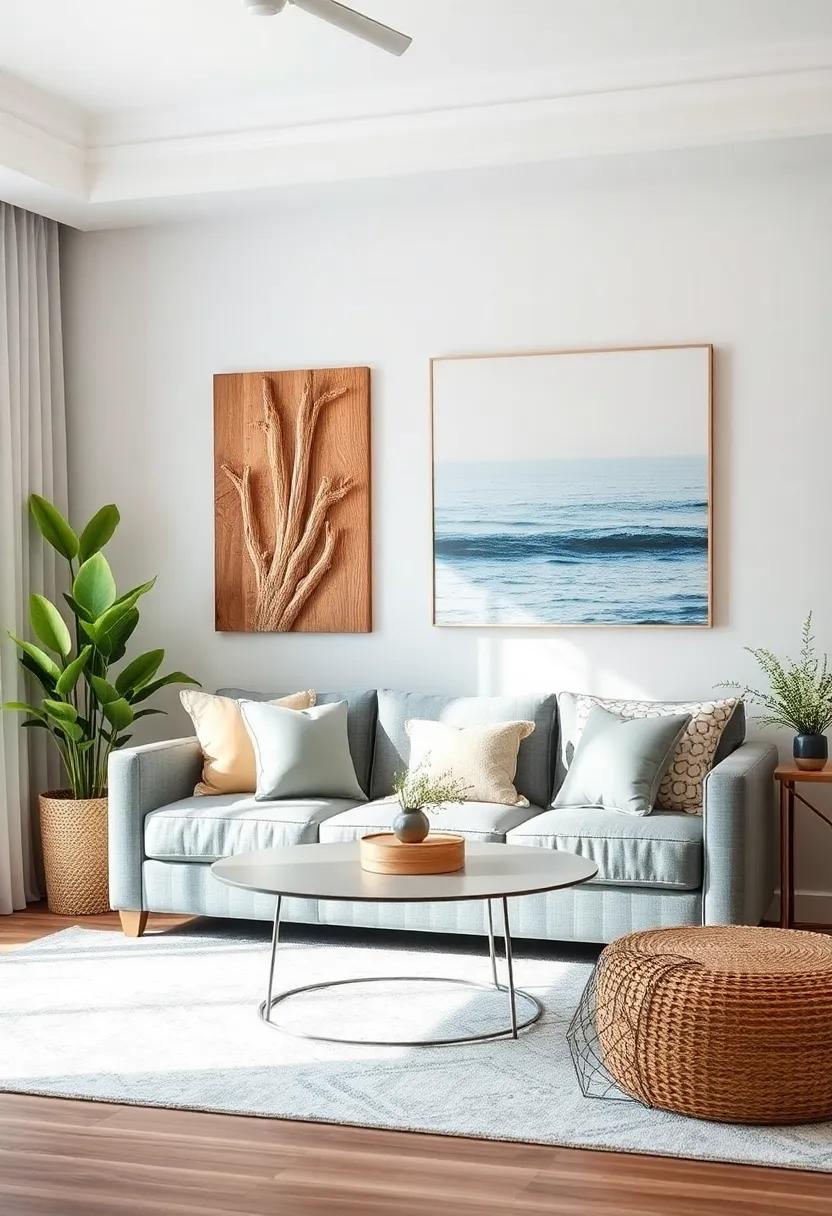 Create a Breezy Vibe With Driftwood-inspired Wall Art and Textured Elements