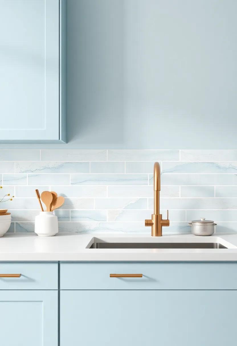 Coastal​ Colors: Embracing Soft Blues and ⁣Sandy Neutrals for Your Kitchen‍ Backsplash