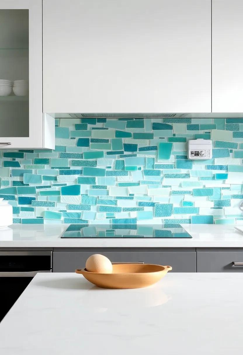 Seaglass Aesthetics: Crafting a⁤ Unique ⁤Backsplash Using Recycled Materials