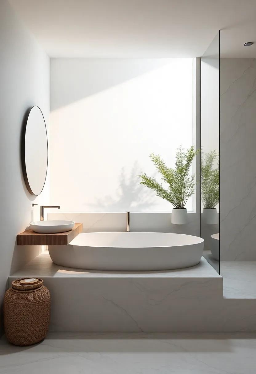 Gathering⁢ Inspiration from Nature’s Textures in Coastal Bathroom Designs