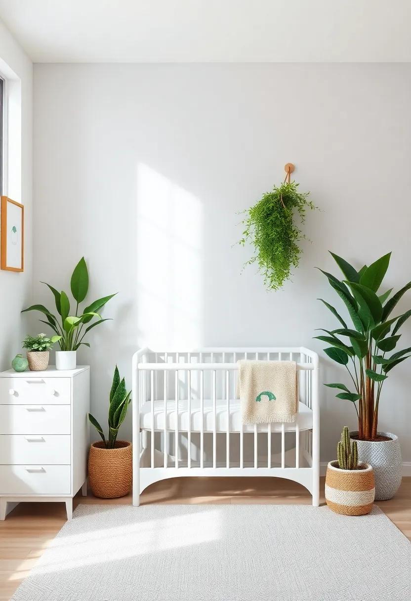 Incorporating Nature⁤ with⁢ Indoor Plants for a fresh Nursery Environment