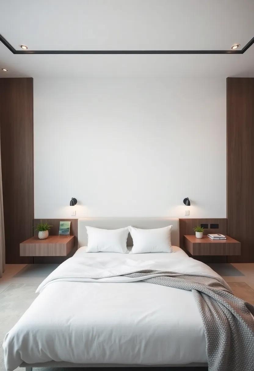 Minimalist Magic: Embracing Simplicity with Floating Nightstands