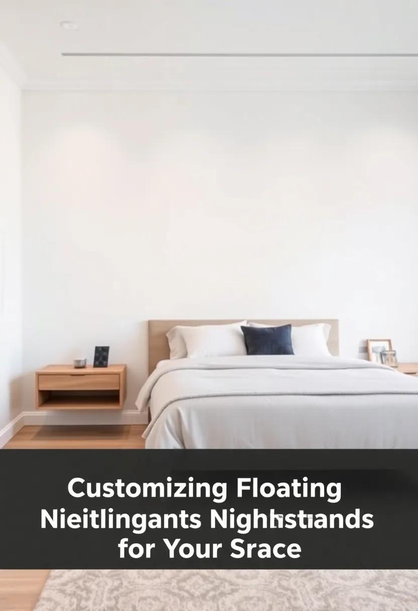 Personalized Touches: Customizing Floating Nightstands⁢ for Your Space