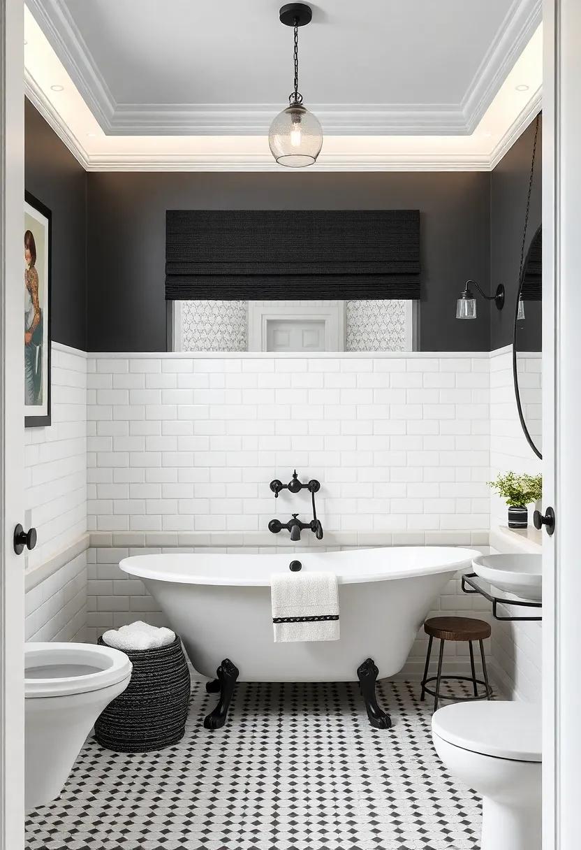 A Symphony of Style: Harmonizing‍ Vintage⁢ and Modern ‌elements in ⁢Bathrooms