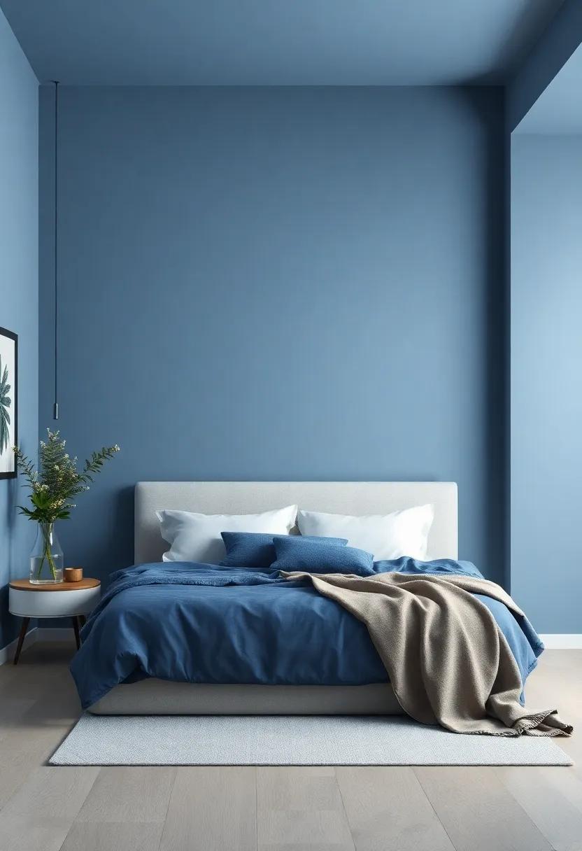 The Allure of Deep Blues: Creating a Calming Oasis in Your Bedroom