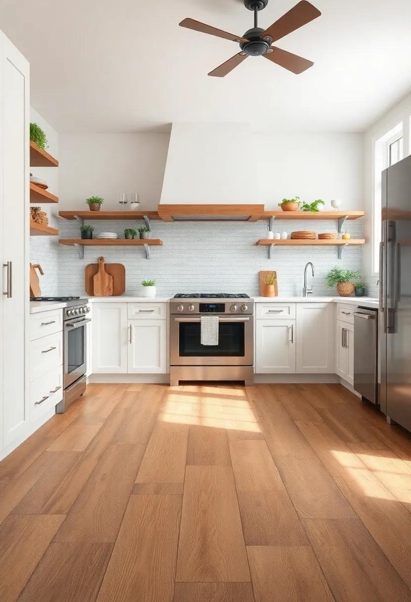 Rustic Charm with Reclaimed Wood-Look Tile flooring