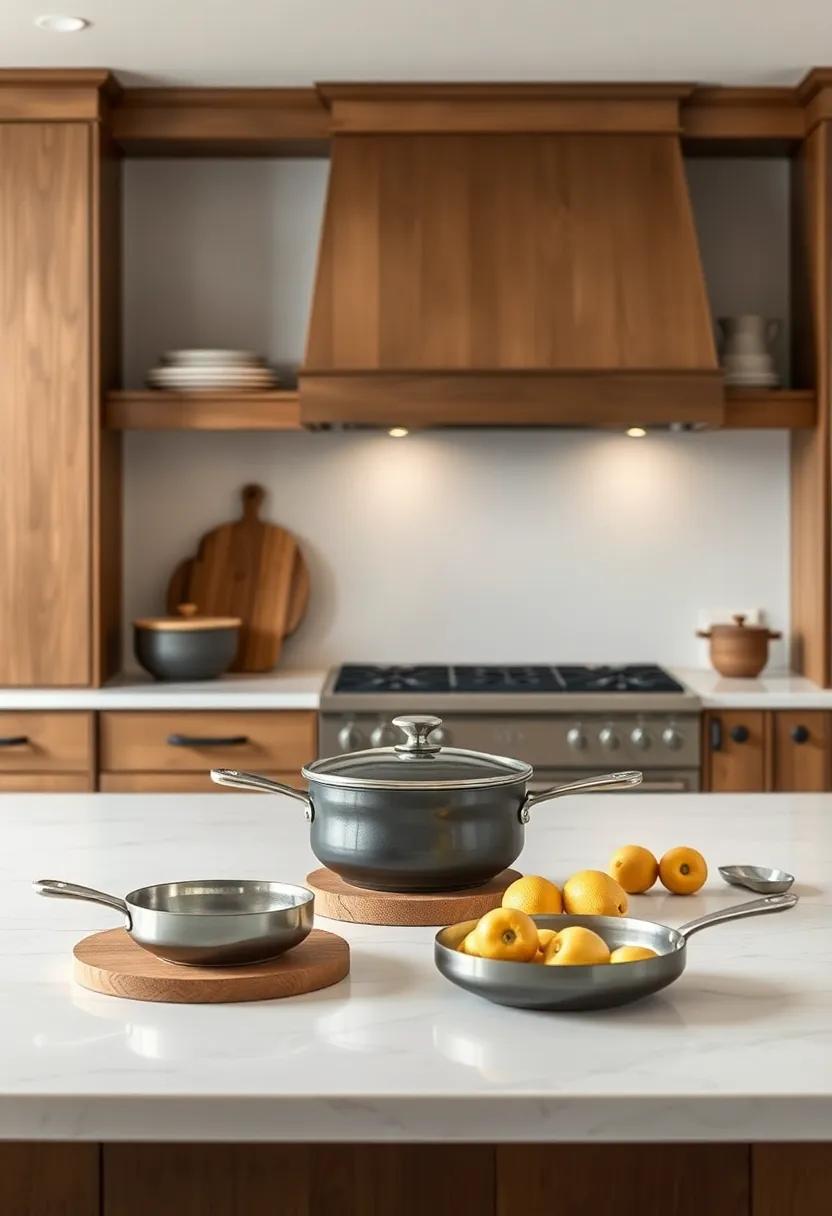 Showcase Artisan Cookware As A Functional Focal Point