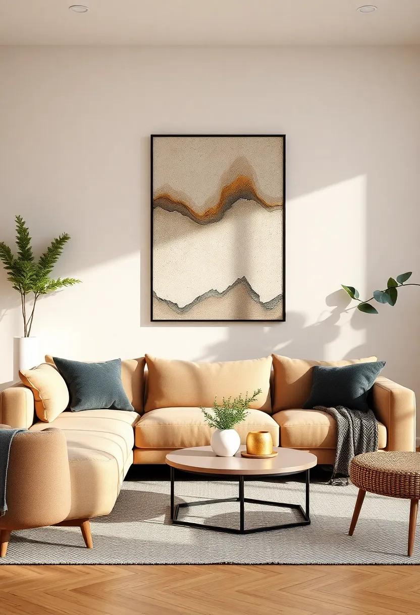 Artistic Touches: Wall Art and Decor in Earthy Hues