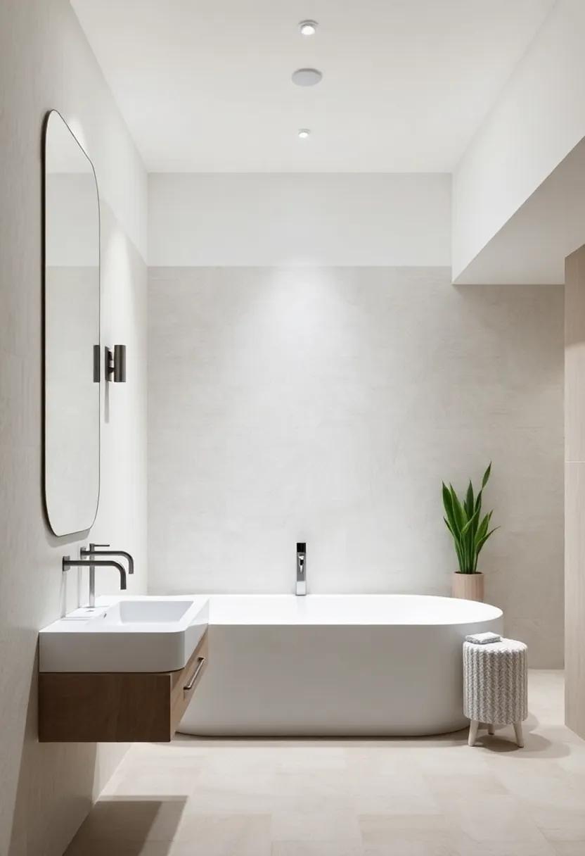 Subtle​ Texture⁤ and Material harmony in Neutral-Tone ‍Bathrooms