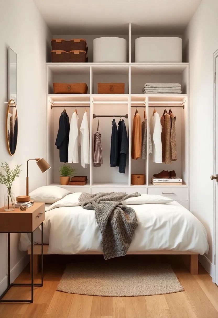 Dressing Room Dreams: Turning​ an Awkward ​Nook into a‌ Chic Closet