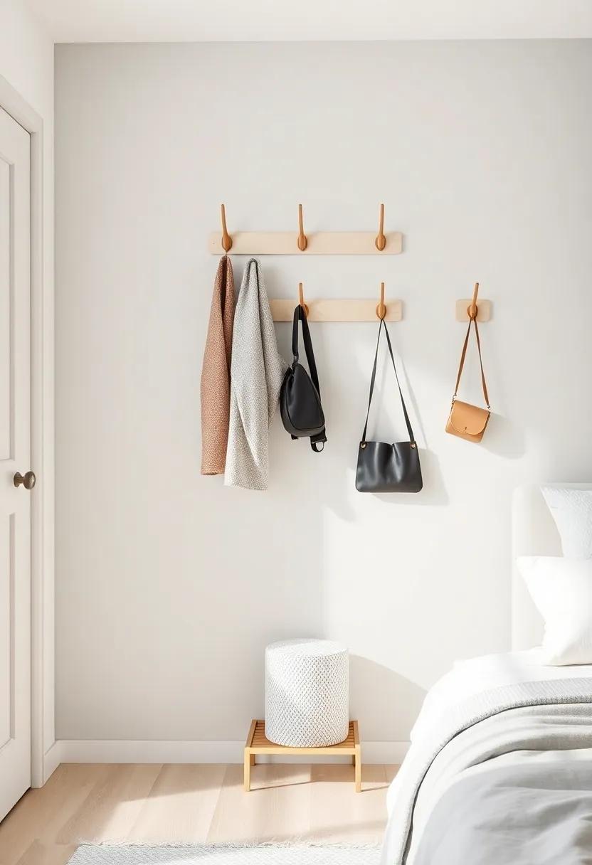 Utilizing‍ Wall⁢ Space: Creative Hooks and‍ Racks for Stylish ⁣Storage