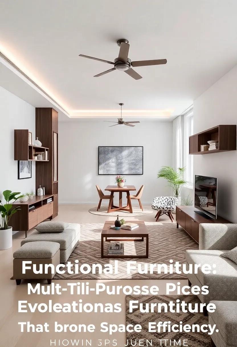 Functional Furniture: Multi-Purpose Pieces That ⁢Maximize Space Efficiency