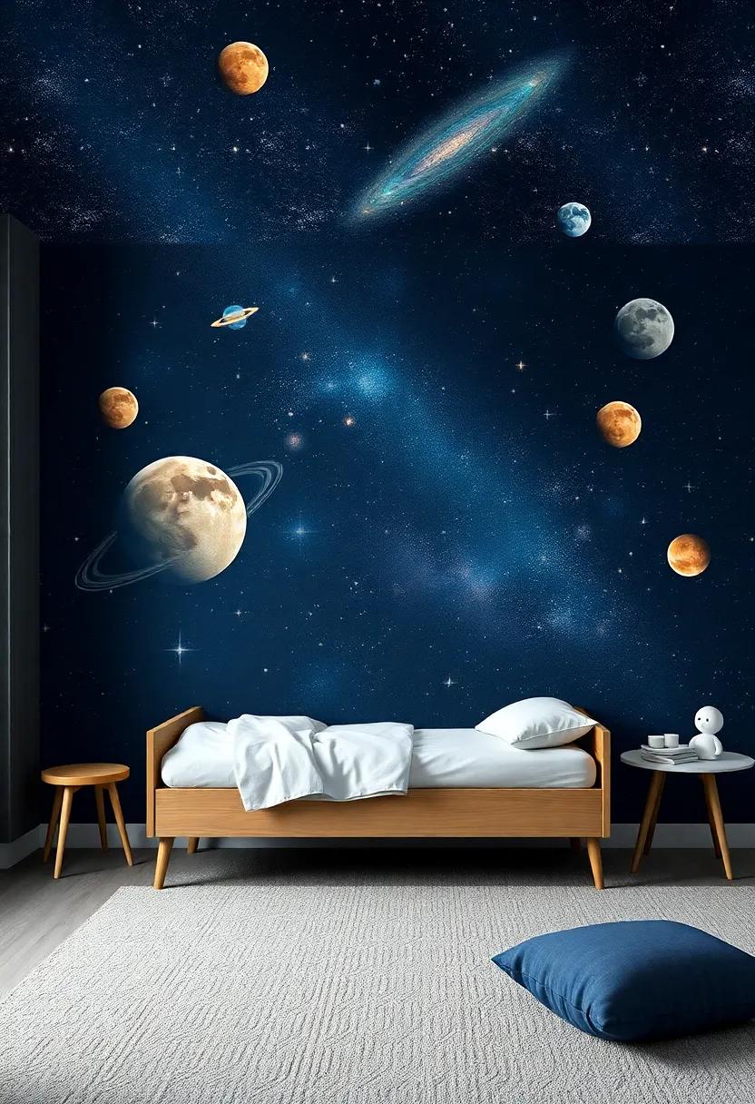 Galactic wall Murals: Transforming Space into‍ a Universe of Imagination