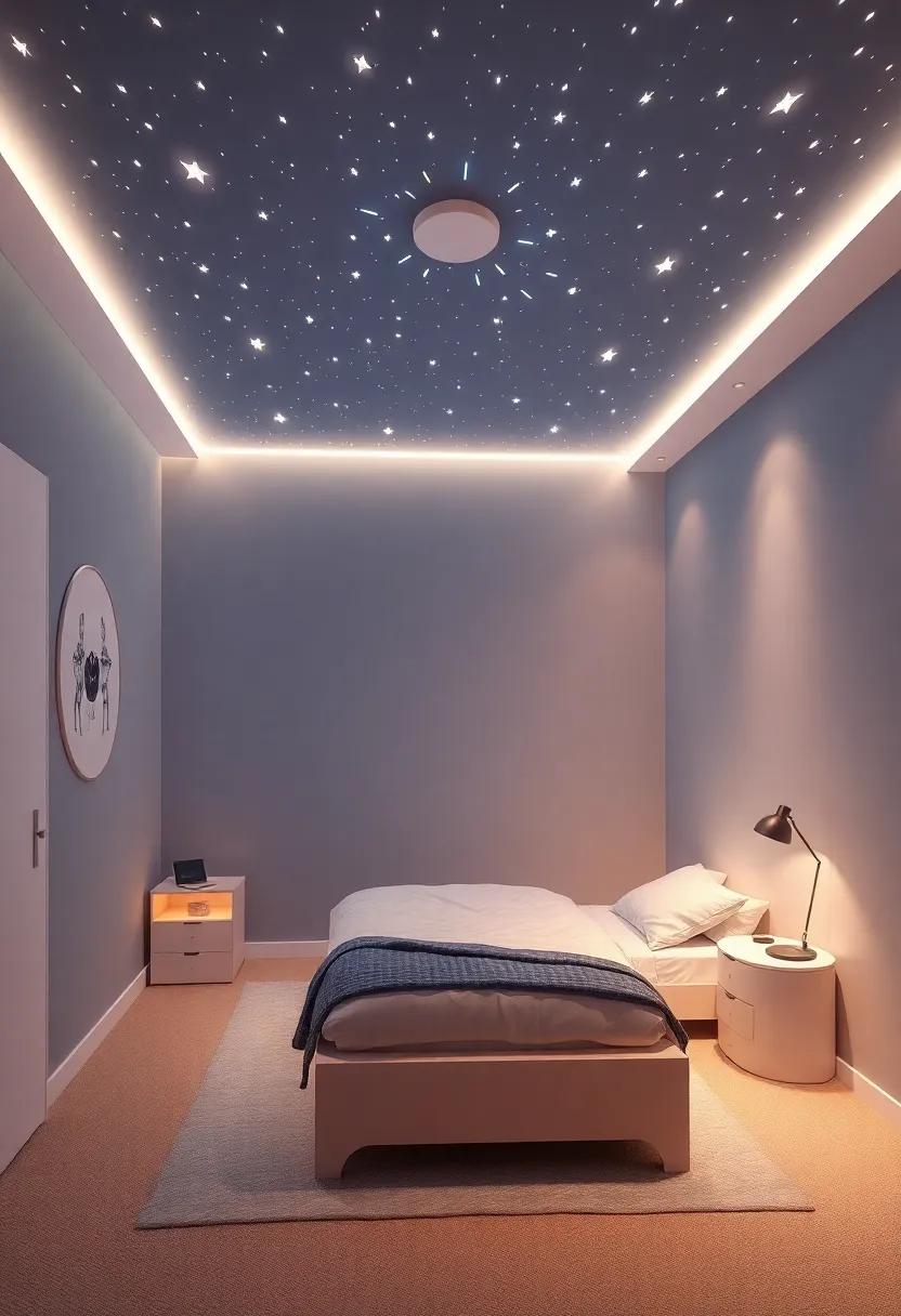 Luminous lighting​ Effects: Creating a Starry Atmosphere with Fixtures