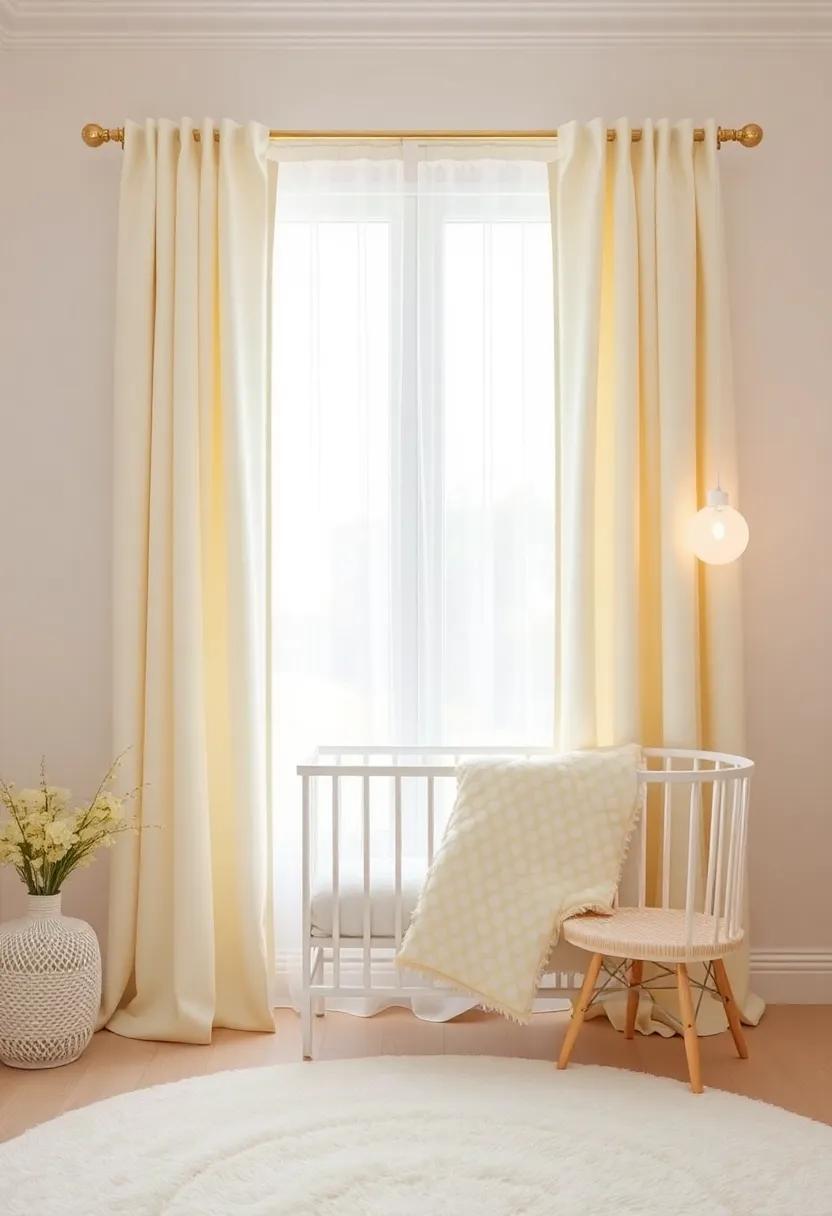 Elegant Curtains to Frame the ‌Room and Enhance⁤ the Dreamy ‌Aesthetic