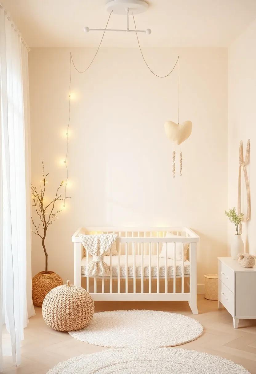 Charming Decorative Accents: From Fairy Lights to Playful Mobiles