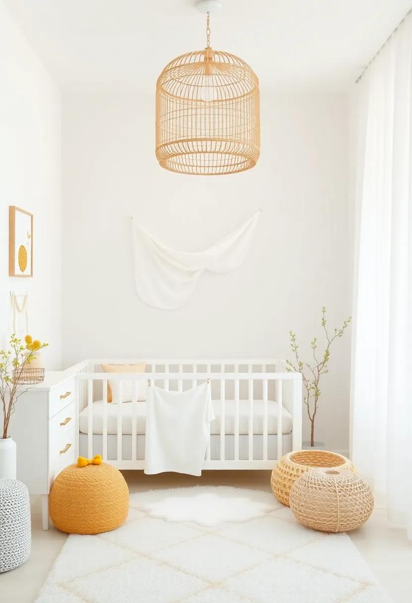 inspiring Themes and Motifs for a White ‌and Soft Yellow ‍Nursery