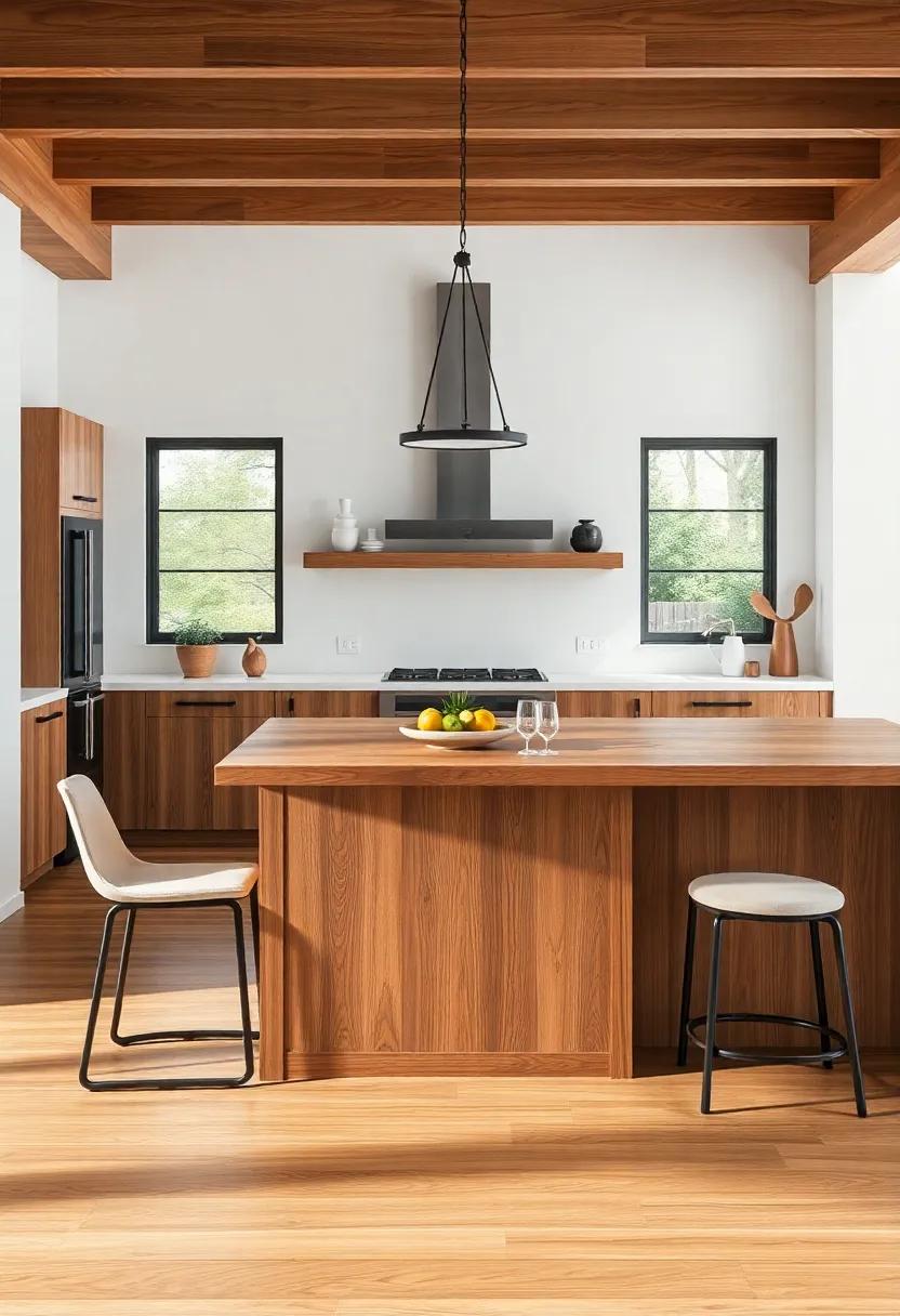 Creating Inviting Dining Experiences with a Wood Kitchen Island