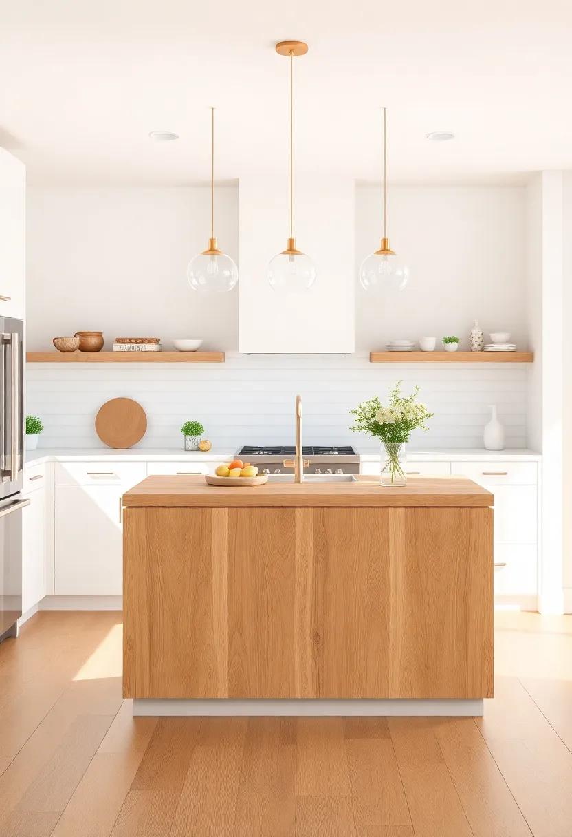 Elevate Your Kitchen’s Aesthetic with a Charming Wood Island