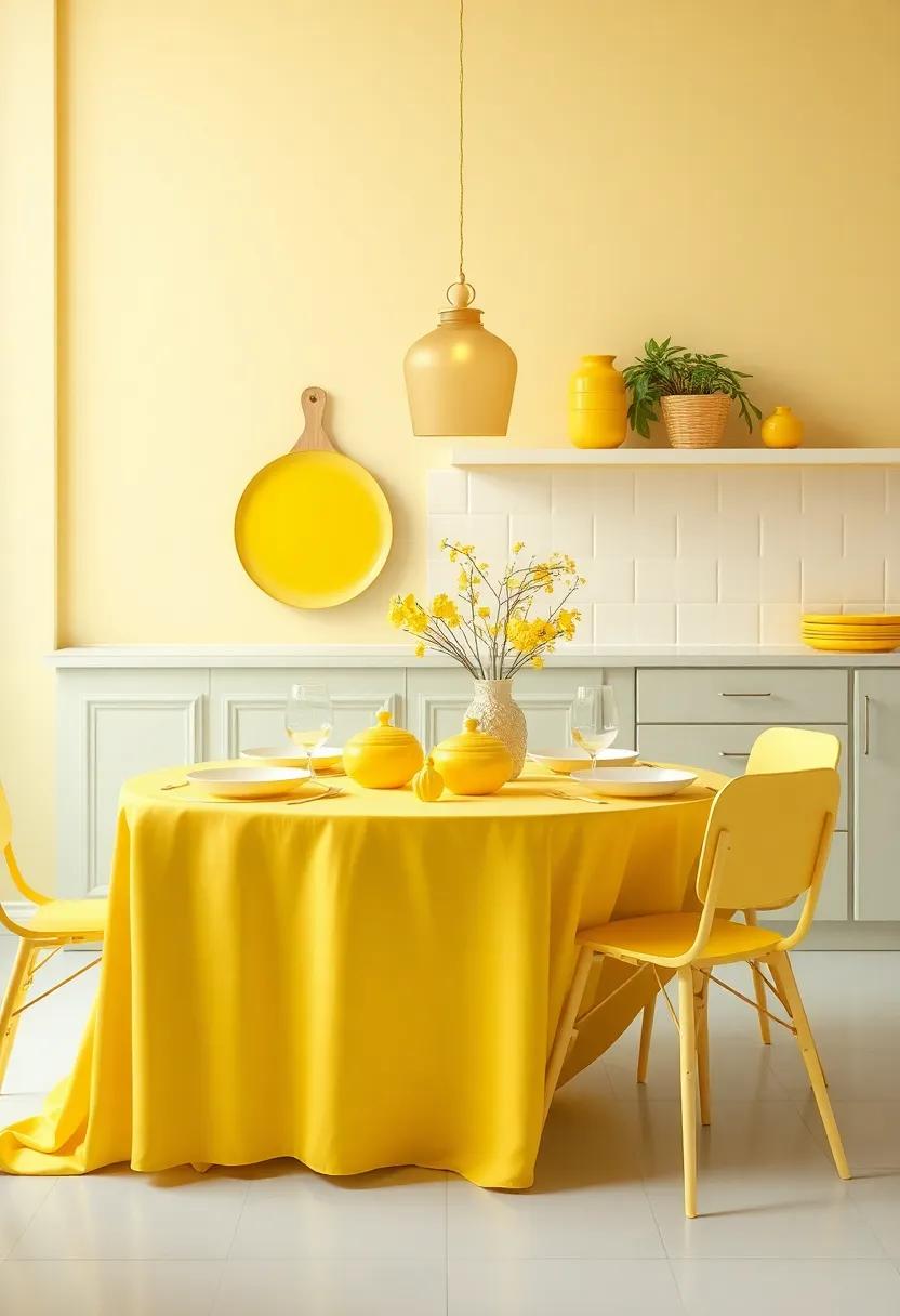 Breezy Tablescapes:⁤ Yellow Tableware for Dining Delight