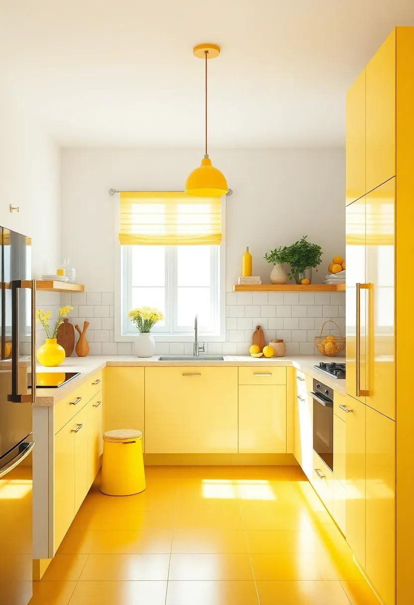 Bright Yellow Accents⁤ Transforming Your Kitchen Into‌ a Summer⁤ Paradise