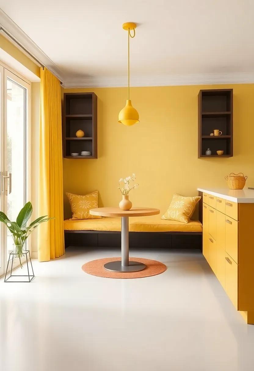 Creating‍ a Relaxation⁤ Corner: yellow Seating⁣ for Culinary Breaks